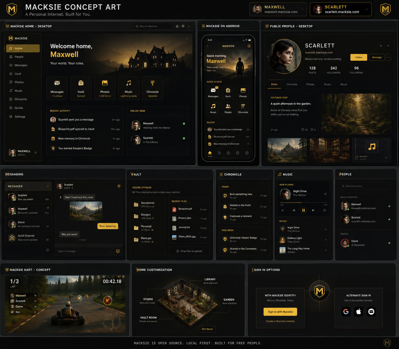 Macksie Vault — encrypted private storage with per-object keys